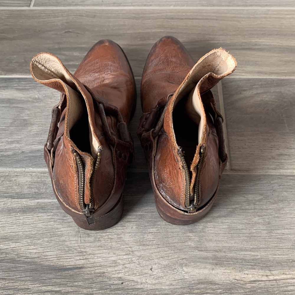 Freebird by Steven Western Leather Ankle Boots - Picture 2 of 5
